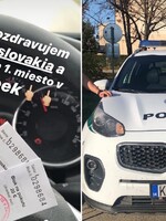Slovák dostal pokutu za nerozvážne správanie na Instagrame. Za jazdy si odfotil pokutové bločky a označil profil polície