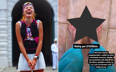 Slovenská ultrabežkyňa Lenka Poláčková zabehla vyše 2 000 kilometrov cez Alpy. Takto vyzerali jej nohy po mesiaci behu