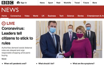 Slovenská vláda je na titulke BBC a ďalších svetových denníkov