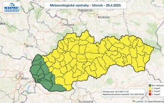 Slovensko čaká mrazivá noc. SHMÚ vydal výstrahy pre väčšinu krajiny (+ MAPA)