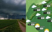 Slovensko čoskoro zasiahnú silné búrky. Slnečné počasie vystrieda dážď a krúpy