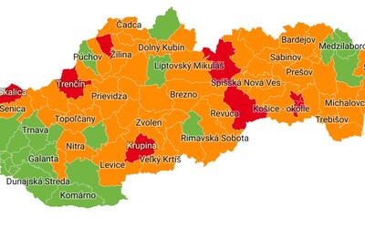 Slovensko je už aj červené. V 10 okresoch budú pre niektorých zakázané terasy a interiéry reštaurácií