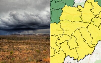 Slovensko o pár hodín zasiahne ďalšia vlna búrok. Výstrahy prvého stupňa platia pre štyri kraje
