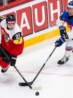 Slovensko proti Rakúsku v hokejovom zápase MS prehralo 3:2. O výsledku rozhodli samostatné nájazdy