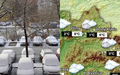 Slovensko sa dnes musí pripraviť na sneženie a možno aj krúpy. Nepriaznivé počasie zasiahne viaceré regióny