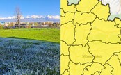 Slovensko v noci zasiahne mráz. Meteorológovia vydali pre veľkú časť krajiny výstrahy 1. stupňa (+ mapa)