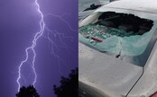 Slovensko za niekoľko momentov zasiahnu silné búrky aj krúpy. V Rakúsku spôsobili tornádo a v Maďarsku materiálne škody 
