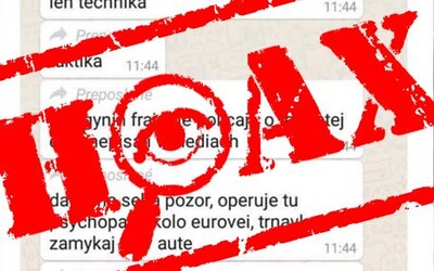 Slovenskom sa šíri závažný hoax o vraždách v Bratislave. Polícia upozorňuje, že za šírenie poplašnej správy môžeš dostať 2 roky