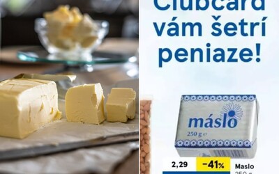 Slovenský reťazec zlacnil maslo o rekordných 41 %. Takúto cenu sme na pultoch už dávno nevideli