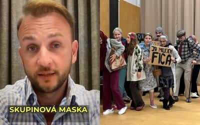 Slovenští studenti se na Halloween oblékli jako důchodci volící Fica. Naštvali tamního ministra vnitra