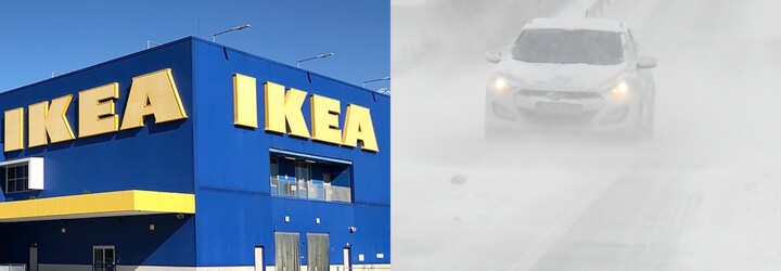 Snehová búrka uväznila na noc zákazníkov a zamestnancov v Dánsku v obchodnom dome Ikea. S posteľami problém nemali
