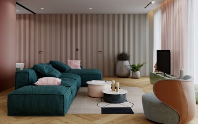 Soňa Skoncová s partnerom majú nové bývanie, v ktorom dominuje súčasný dizajn a pestrá paleta farieb