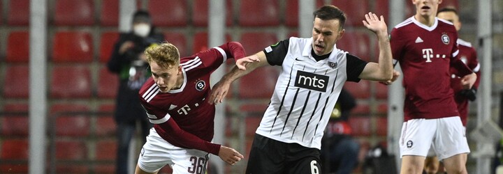 Sparta nenapodobila Slavii a prohrála doma s Partizanem Bělehrad 0:1