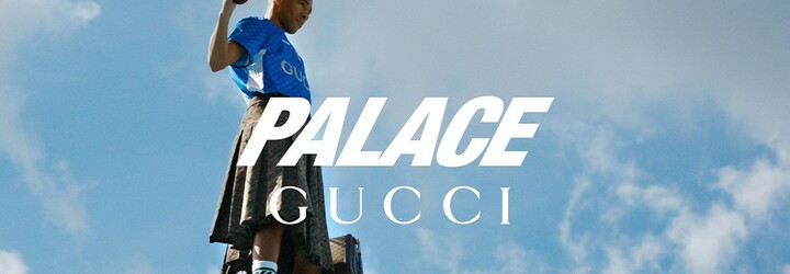 Spolupráce mezi Gucci a Palace Skateboards je realitou. V nabídce najdeš fotbalové dresy, zvonové džíny, beranici i motorku
