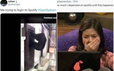 Spotify nefunguje len chvíľu, no milovníci hudby už „nemôžu žiť“. Internet zaplavili vtipné memečká