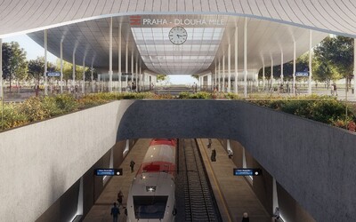 Správa železnic představila podobu terminálu Dlouhá Míle k trati na letiště