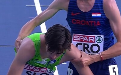 Srdcervoucí gesto: Chorvatský atlet pomohl zničenému soupeři do cíle. Přesto ho diskvalifikovali