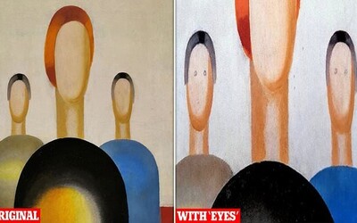 Strážník v ruské galerii namaloval perem oči na obraz za desítky milionů korun. Navíc byl agresivní