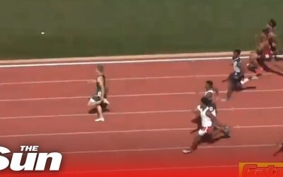 Středoškolák zaběhl 100 metrů jen o 0,4 sekundy pomaleji než Usain Bolt