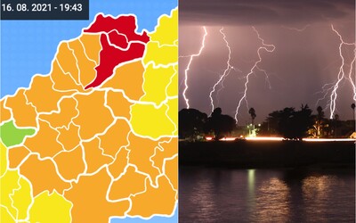 Supercelárne búrky sa vracajú na Slovensko, udrú aj s veľkými krúpami. Meteorológovia vydávajú najvyššie výstrahy