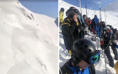 Švýcarské lyžařské středisko zasáhla lavina. Záchranáři pátrají po pohřešovaných