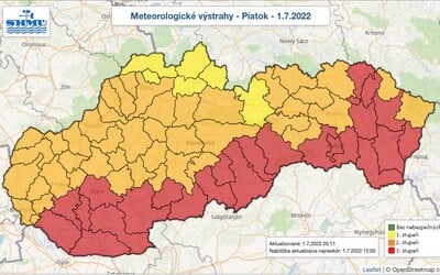 Teploty na Slovensku sa priblížia 40 stupňom: budú atakovať najvyššiu nameranú teplotu v histórii, v týchto okresoch dávaj pozor
