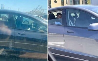 Tesla sa rútila po diaľnici bez šoféra za volantom s vysmiatym chlapíkom na zadnom sedadle. Kalifornskí policajti ho hľadajú