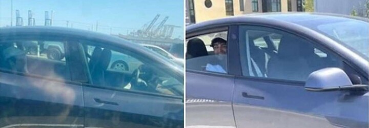Tesla sa rútila po diaľnici bez šoféra za volantom s vysmiatym chlapíkom na zadnom sedadle. Kalifornskí policajti ho hľadajú