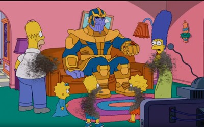 Thanos se po Avengers vrhl i na Simpsonovi. Přežila jen Maggie