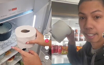 Tiktokom sa šíri ďalší virálny trik: ľudia odkladajú toaletný papier do chladničky. Toto je dôvod