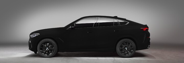 Toto není Photoshop, ale nové BMW X6 v nejčernější černé na světě