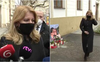 Tři roky po vraždě Kuciaka: Zuzana Čaputová si uctila památku Jána a Martiny Kušnírové, apeluje na odsouzení objednavatelů