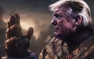 Trumpov tím prezidenta prirovnal k Thanosovi z Avengers: Endgame. Ten však zabil polovicu populácie