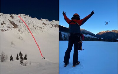 Turistka v Malej Fatre prežila pád z 300-metrovej výšky, zastavila v snehovom poli. Musel zasahovať vrtuľník
