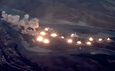 USA zveřejnily video útoku na válečníky IS. Takto dopadlo 36 tun bomb