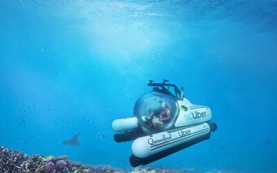 Uber začal ponorkami voziť ľudí okolo Veľkej koralovej bariéry