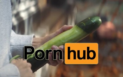 Okurka, použitá ponožka či děravý polštář v reklamě na Pornhub zpívají, abys je nepoužíval při masturbaci