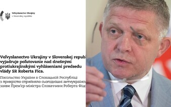 Ukrajinské veľvyslanectvo kritizuje Fica. Zverejnili tvrdú reakciu