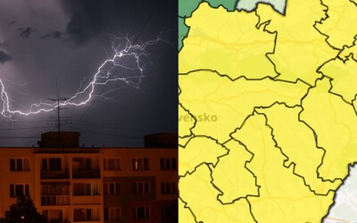 Už o pár hodín zasiahne Slovensko ďalšia vlna búrok. Na pozore by sa mali mať na väčšine územia (+ mapa)