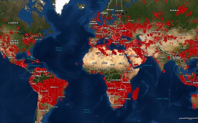 V Africe je třikrát více požárů než v amazonském pralese
