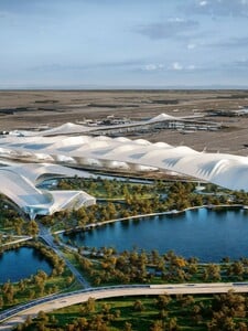 V Dubaji vyrastie najväčšie letisko na svete. Ročne by ním malo prejsť 260 miliónov cestujúcich, vytvoria k nemu aj nové mesto