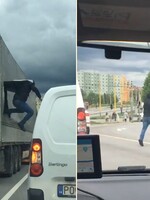 V Prešove vyskakovali migranti z kamiónu. Virálne video okamžite začala riešiť polícia