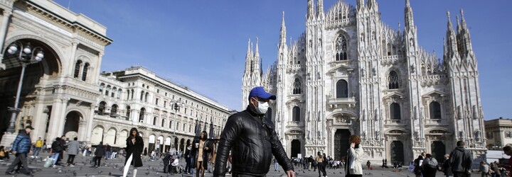 V Itálii přibylo za večer 40 nových případů nákazy koronavirem