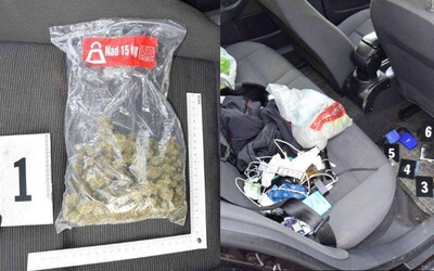V aute 18-ročného Slováka našli policajti marihuanu, extázu aj pervitín. Na cestnú kontrolu bude spomínať ešte dlho