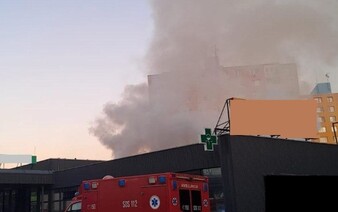 V bratislavskej Rači horela popoludní Billa: Evakuácia bola bez zranení