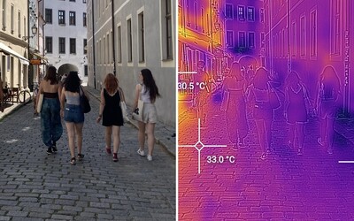 V najväčších horúčavách sme sa vybrali do ulíc Bratislavy s termovíznou kamerou. Na tomto mieste sa prehriala a vypla (Reportáž)