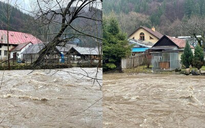 V regióne na strednom Slovensku platí najvyšší stupeň povodňovej aktivity. Voda sa môže vyliať z koryta rieky