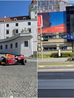 V uliciach Bratislavy sa premáva formula, v ktorej jazdil aj Sebastian Vettel. Uzavreli mesto, driftovala aj na hrade