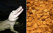 V žalúdku aligátora našli veterinári 70 kovových mincí. Návštevníci ZOO ich hádzali do výbehu. Plaza už operovali