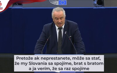 VIDEO: Ak sa my Slovania spojíme, zo západnej Európy urobíme trávnik, povedal Radačovský v europarlamente
